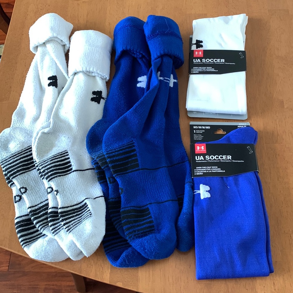 Soccer socks (bundle of 6 pair Under Armour soccer socks)